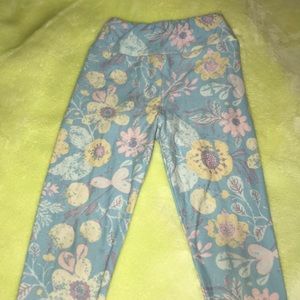 LulaRoe girls leggings size sm